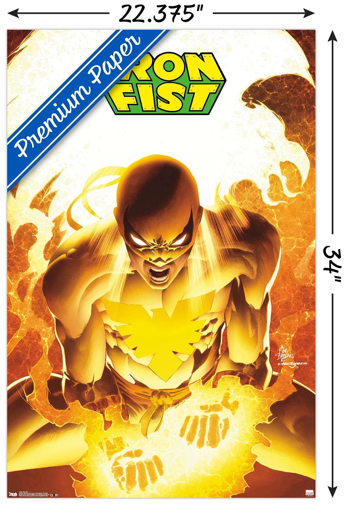 Amazon.com: Trends International Marvel Comics - Iron Fist Wall